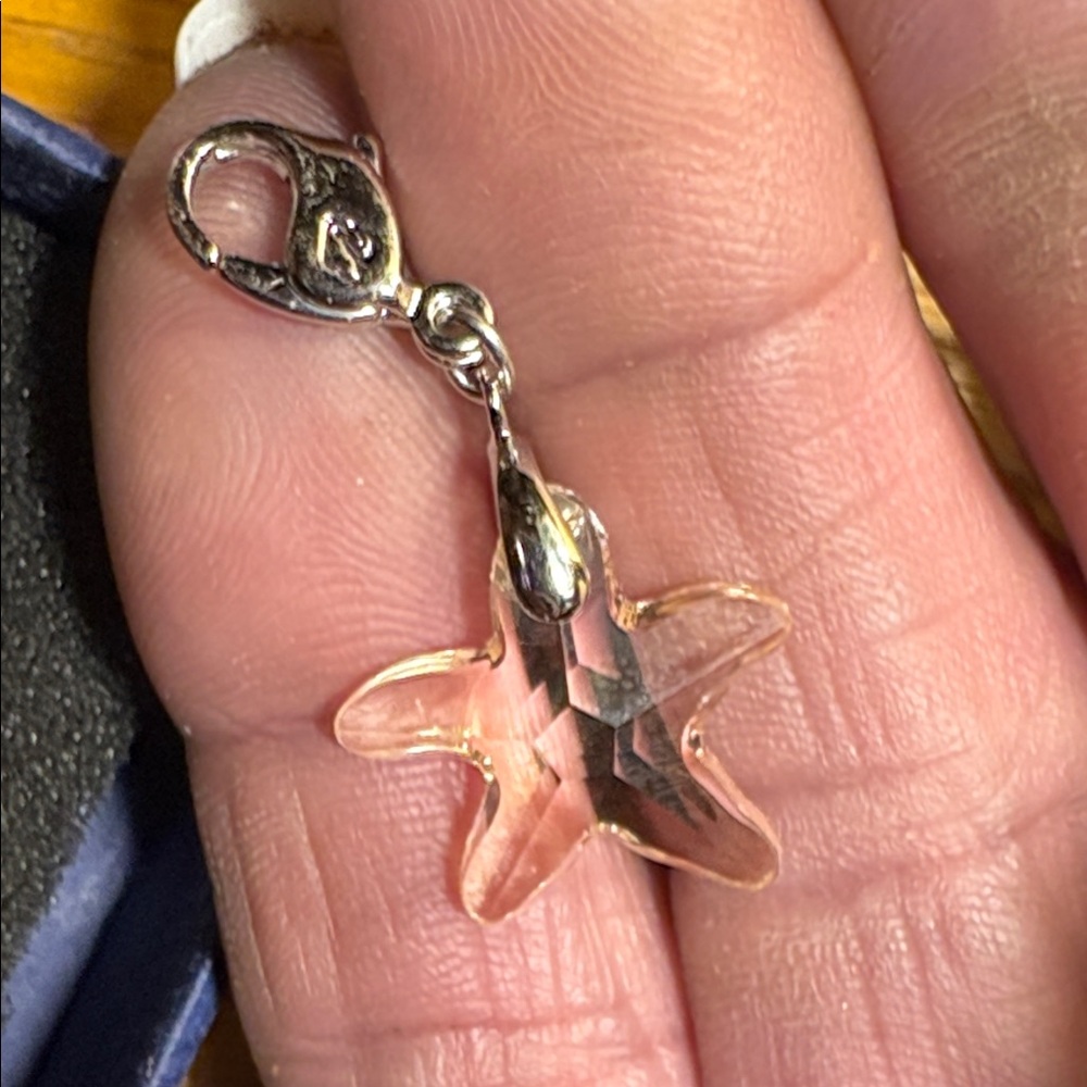 Swarovski Crystal Starfish Charm